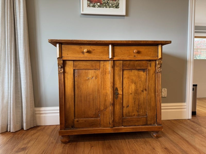 Vintage-Rustic Pine Sideboard64295752016770110