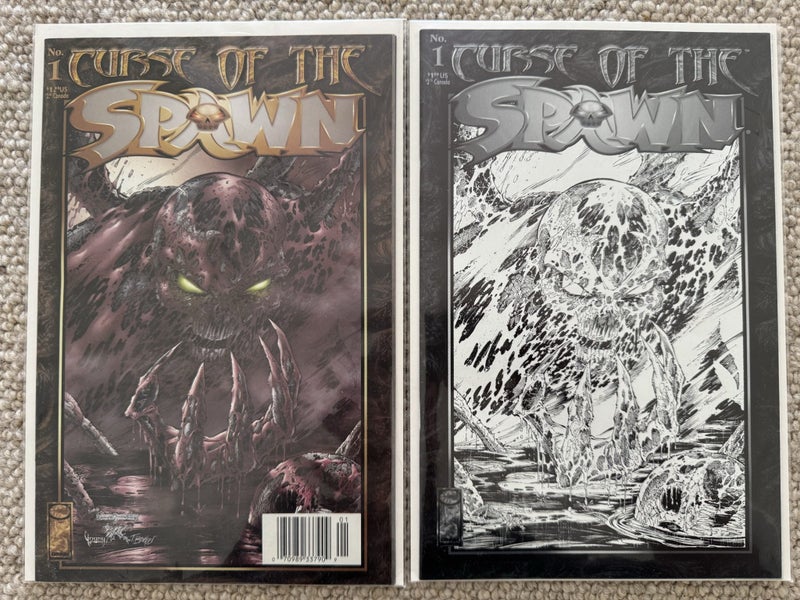 Curse Of The Spawn #1-29 Complete Set Image Comics McFarlane #1 Black & White Carousel 2