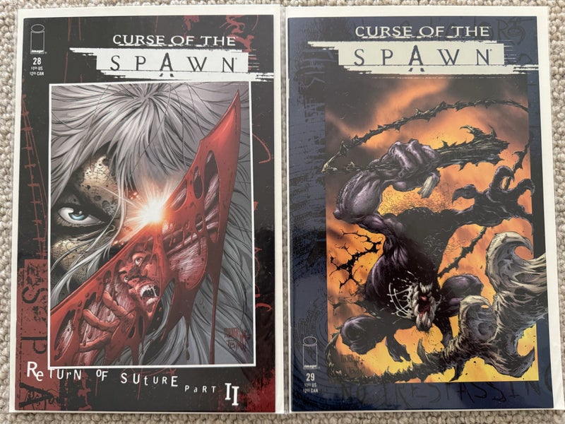 Curse Of The Spawn #1-29 Complete Set Image Comics McFarlane #1 Black & White Carousel 16