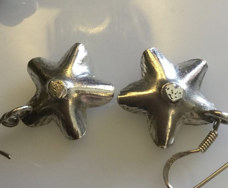 Two Pairs Of Vintage Sterling Silver Flower Earrings (11.3 Grams) Carousel 7