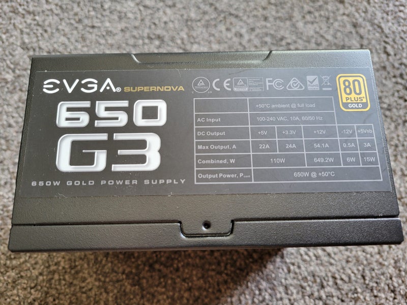 EVGA SuperNOVA 650W G3 80+ Gold Full-Modular Power Supply – Excellent Condition Carousel 2