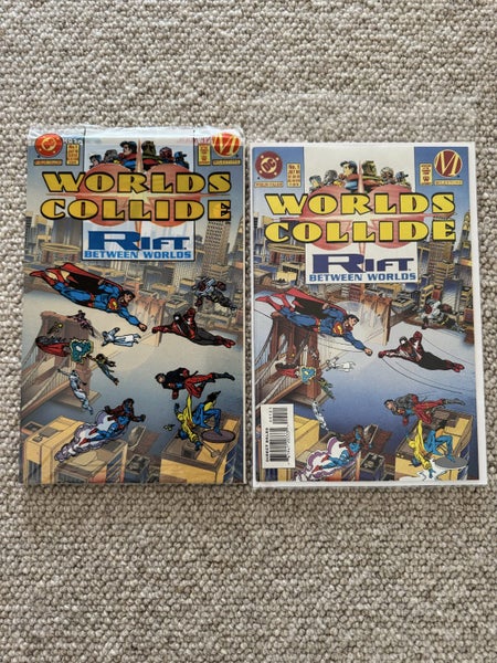DC Milestone World’s Collide complete Milestone set + Hardware #1 Carousel 2