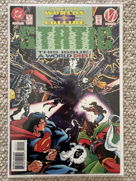 DC Milestone World’s Collide complete Milestone set + Hardware #1 Carousel 9