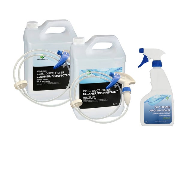 DIY Supercell Coil Duct & Filter Disinfectant Cleaner 5L Carousel 2