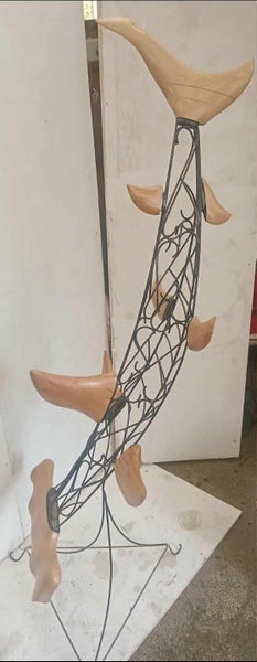 Rimu & Iron Hammerhead Shark Sculpture Carousel 1
