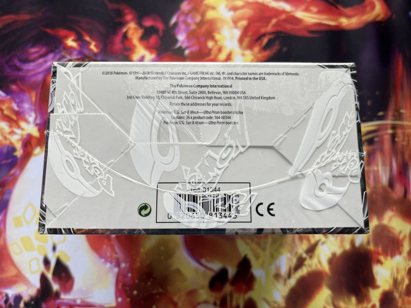 Pokemon Ultra Prism Booster Box Factory Sealed with Acrylic Case Carousel 7