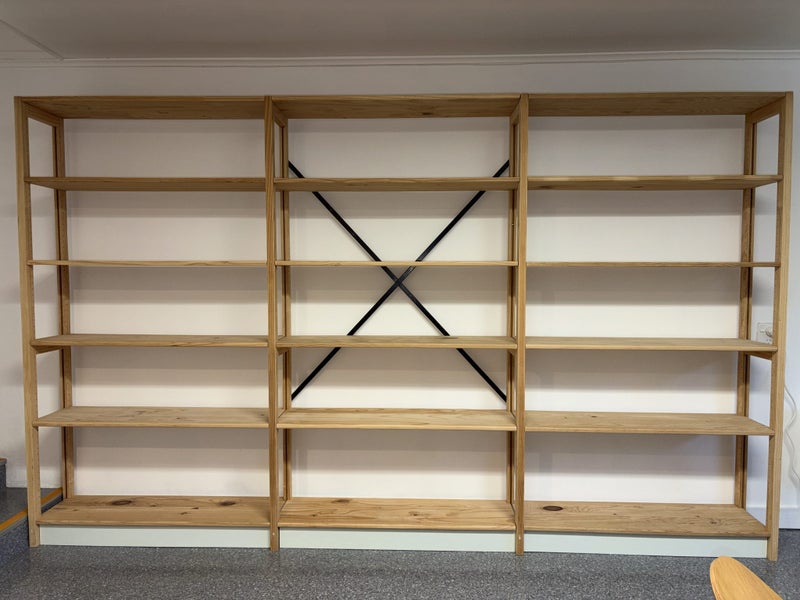 Lundia Modular Shelving — 3040 (L) × 1830 (H) — Very Good Used Condition Carousel 2