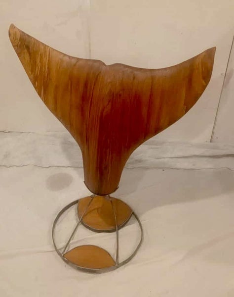 Free Standing Whale Tail Sculpture Carousel 1