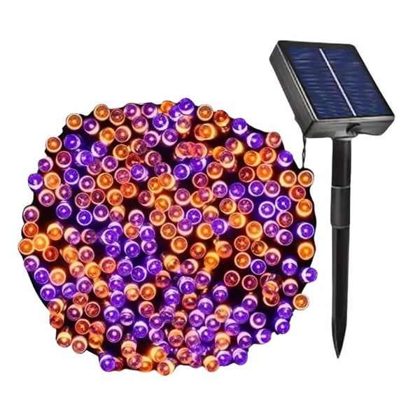 NNETM Halloween Solar String Lights Lithium Battery Outdoor Decor Carousel 1