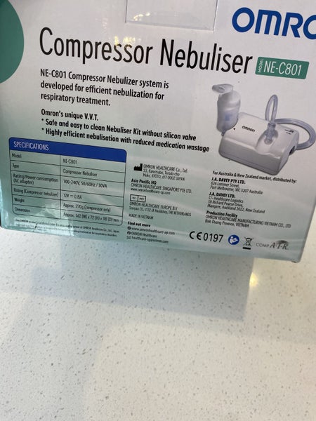 Omron NEC801 Compressor Nebuliser - Compact home respiratory device Carousel 2