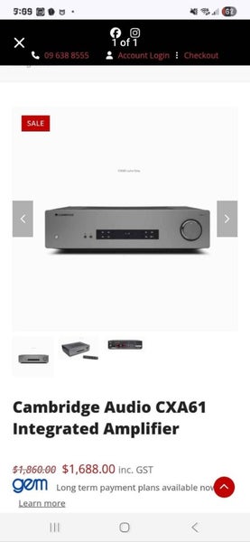 Cambridge Audio CXA61 Carousel 1