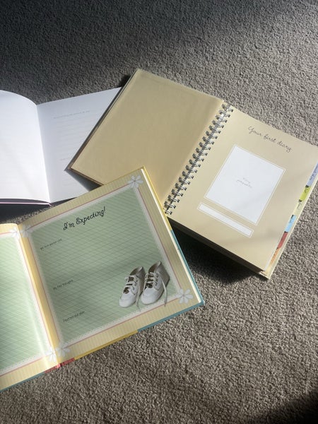 Pregnancy journals and record books x 3 Carousel 2