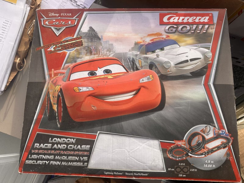 Carrera Slot Cars and Tracks- Lighting McQueen with Race Track. Like New! Carousel 1