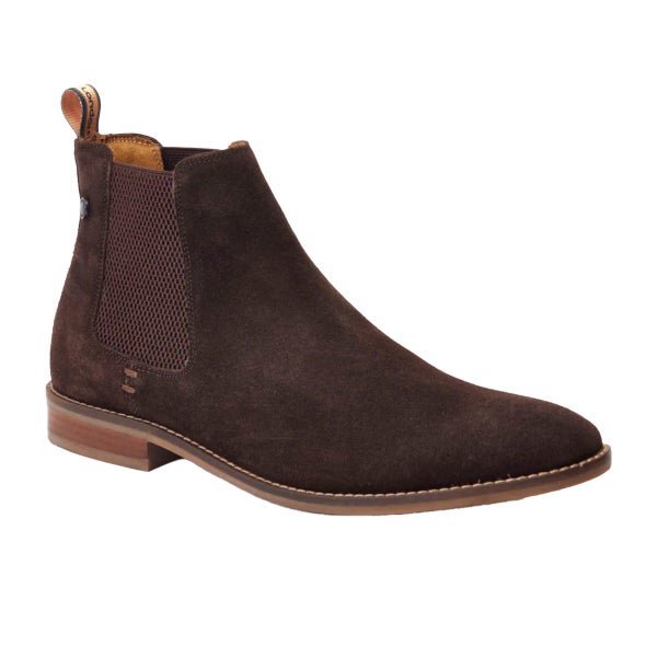 Base London Mens Virgil Suede Chelsea Boots Carousel 1