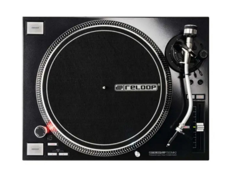 RELOOP RP7000 MK2 BLACK PROFESSIONAL HIGH-TORQUE DIRECT DRIVE TURNTABLE64142327495425110