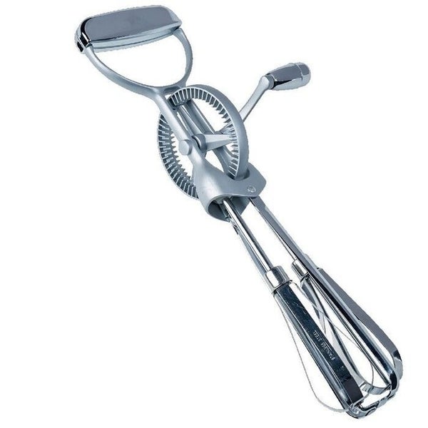 Cuisena Manual Egg Beater Stainless Steel Hand Crank Mixer Whisk Kitchen Tool Carousel 1