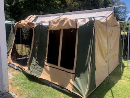 Wild Country 2 Bedroom + Awning Canvas Tent64516531709825111