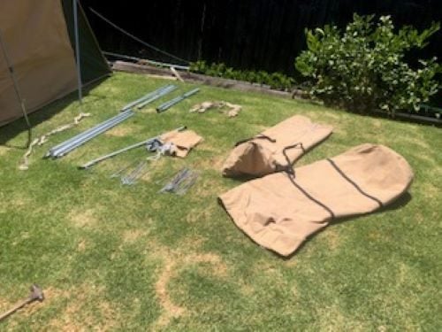 Wild Country 2 Bedroom + Awning Canvas Tent64516531709825112