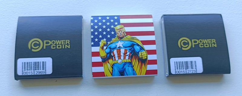 DEALS4DOLLARS -3X RARE 2024 DONALD J TRUMP, ASE 999 FINE SILVER COINS.$1RES Carousel 9