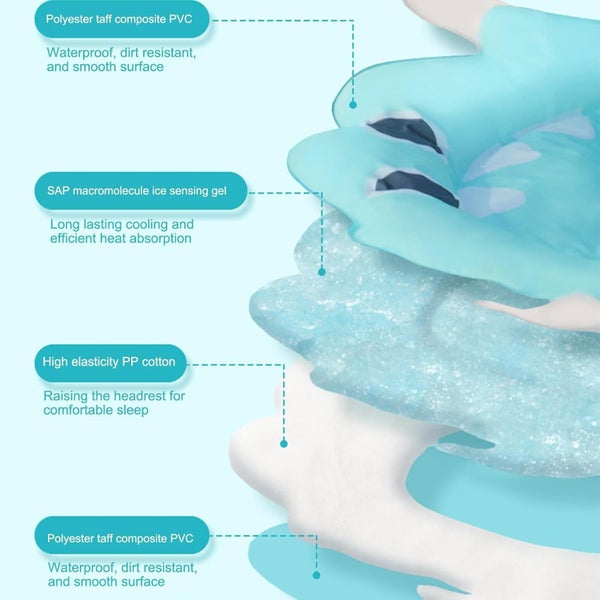 SIZE 95X60CM Pet Self Cooling Pet Sleeping Cooling Mat Waterproof And Breathable Carousel 2