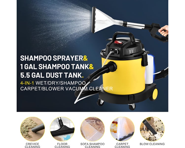 Carpet Cleaner Machine Portable Wet Dry Carpet Cleaner Machine 5.5HP Carousel 2