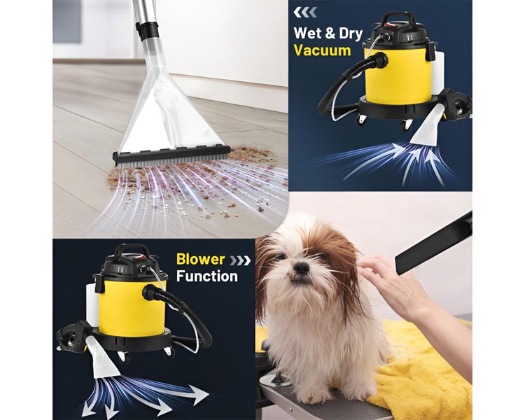 Carpet Cleaner Machine Portable Wet Dry Carpet Cleaner Machine 5.5HP Carousel 8