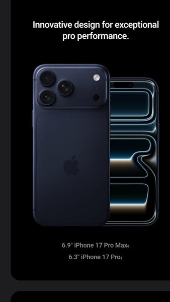 iPhone 17 Pro Max 256GB Deep Blue64142336627075111