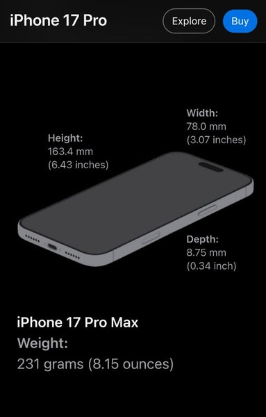 iPhone 17 Pro Max 256GB Deep Blue64142336627075112