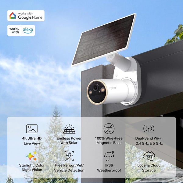 TP-LINK Tapo C460 4K/UHD Solar Wireless Camera Carousel 2