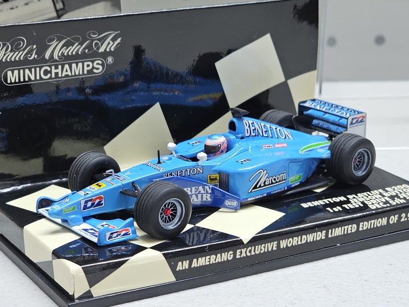 1/43 Benetton Playlife B200 - Jenson Button 1st Test Drive Jerez 2000 Formula 1 Carousel 1