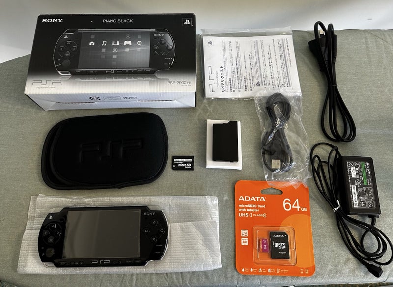 PSP 2000 – Value Piano Black | 64GB | Fully Set Up64142350186113110