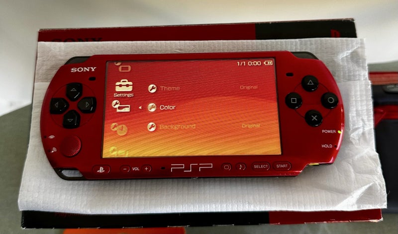 PSP 3000 – Radiant Red | 64 GB | Fully Set Up64142346333315111