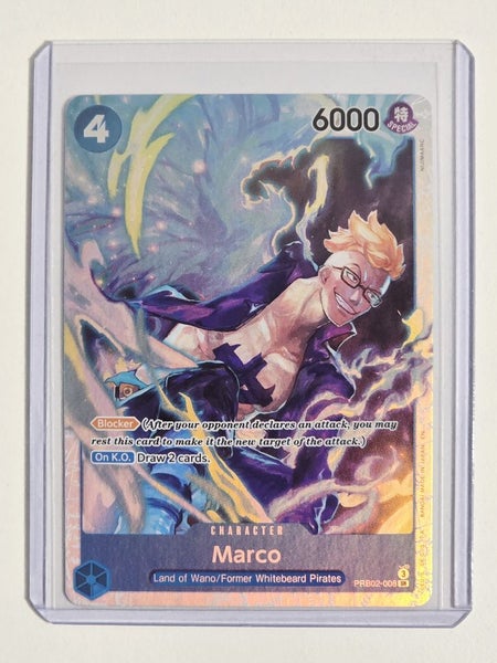 One Piece PRB02 Marco (SR) - #PRB02-008 Super Rare (Foil) Carousel 1