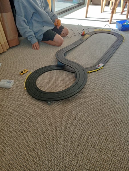 Tyco 2 Track Slot Car Set Carousel 5