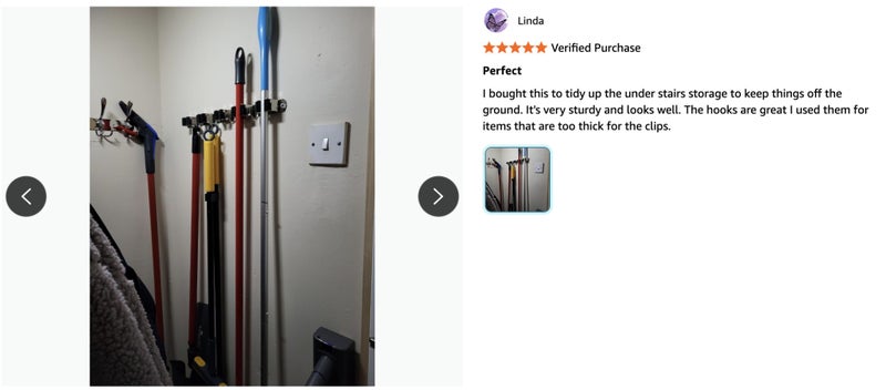 Garage Storage Wall Mount Tool Organiser Broom Mop Hangers Carousel 10