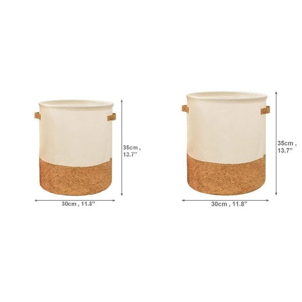 Linen Laundry Basket Small Or Large Hamper Organisation Carousel 2