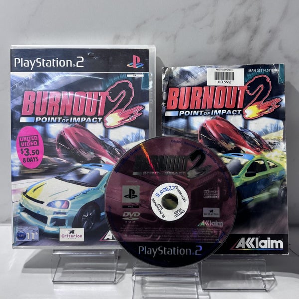 PS2 • Burnout 2 - Point of Impact • Ex-Rental Carousel 1