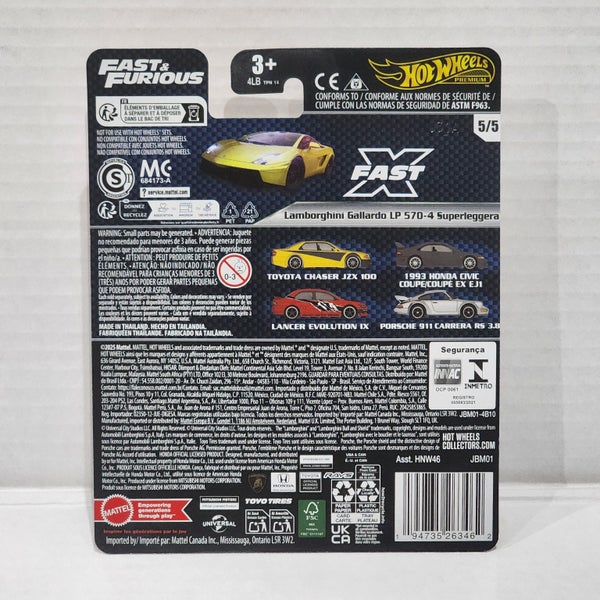 Hot Wheels Premium Lamborghini Gallardo LP 570-4 Superleggera Fast & Furious Carousel 5