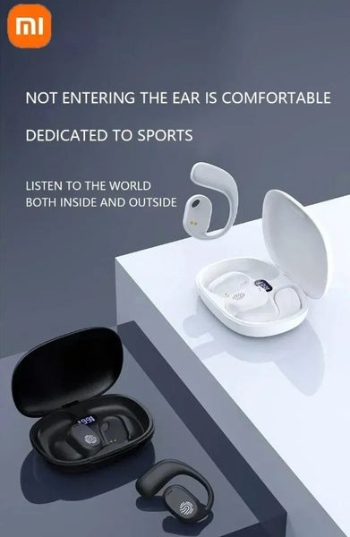 Xaiomi Open Ear Wireless Earbuds – 10+ Hour Battery, Ultra Comfort (3 Colours)64142348599298112