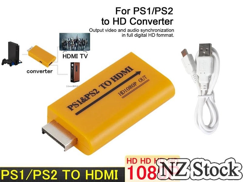 PS1 & PS2 to HDMI (Auckland Stock) Carousel 1