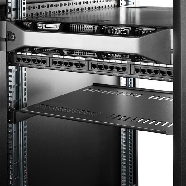 Vented 1U Rack Shelf - 40 cm (16 in.) Deep Carousel 6