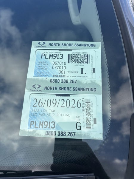 2022 LDV T60 Lux 4Wd At64141750389633114