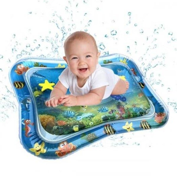 Hod Health & Home Inflatable Tummy Time Premium Water Mat For Little Ones Multi Carousel 2