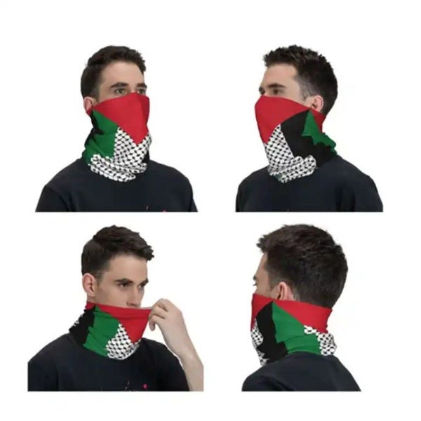 Neck Gaiter - Palestinian Flag/Keffeyeh Carousel 1