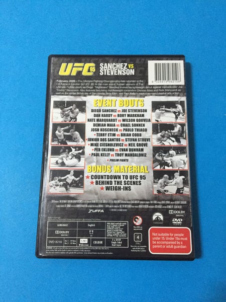 UFC 95: Sanchez vs Stevenson, two more64528857221505111