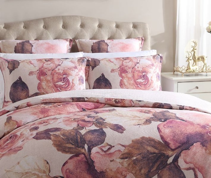 California Duvet / Quilt Cover Set - CAMILLE BLUSH | Smartfox NZ Carousel 2