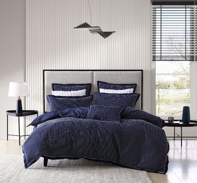 Super King Duvet Cover - Set - Everton Navy - NZ (PRIVATE COLLECTION) Carousel 1