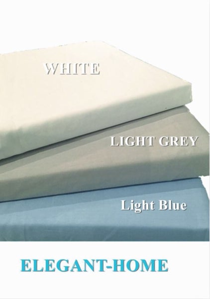 BIG SALE ** PURE COTTON FITTED SHEET-QN-300TC Carousel 1