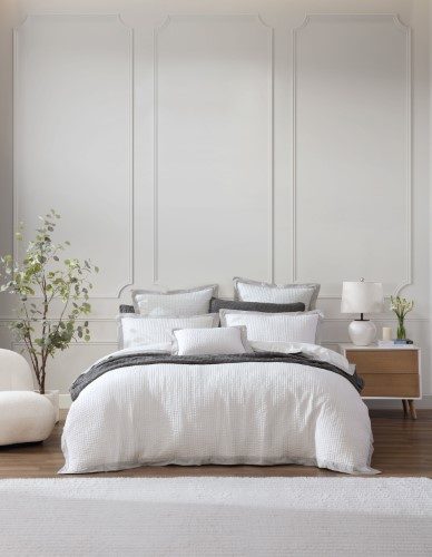 Queen - Qulit/ Duvet Cover Set - Felix Charcoal by Private Collection Carousel 1