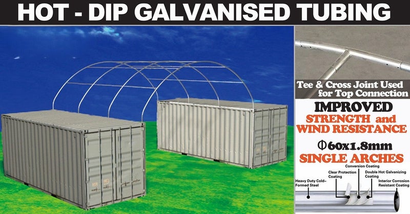 C2620 Container Shelter - 26Ft W x 20Ft L x 9.9Ft H Carousel 3